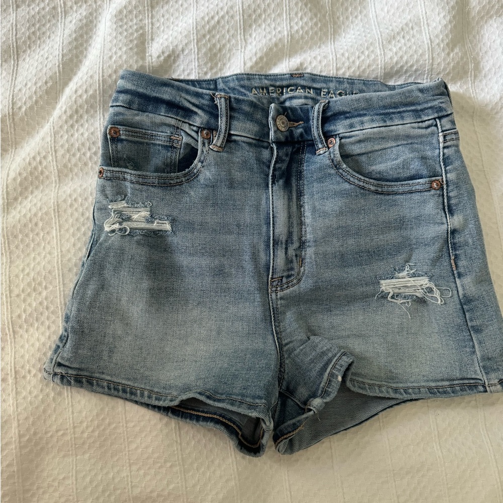 american eagle stretch shorts size 2